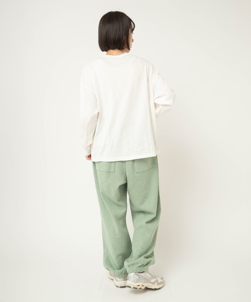 RNA-N(アールエヌエーエヌ)の「M2615 ロゴプリントロンT(Tシャツ/カットソー・レディース・スミクロ/キナリ/サックスブルー・FREE)」の18枚目の写真