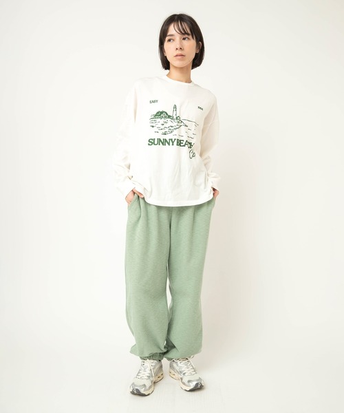 RNA-N(アールエヌエーエヌ)の「M2615 ロゴプリントロンT(Tシャツ/カットソー・レディース・スミクロ/キナリ/サックスブルー・FREE)」の15枚目の写真
