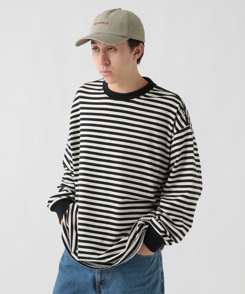 GEORGE'S(ジョージズ)の「バスクボーダーロングスリーブ(Tシャツ/カットソー・メンズ・ブルー系/ブラック系・LARGE/MEDIUM)」の19枚目の写真