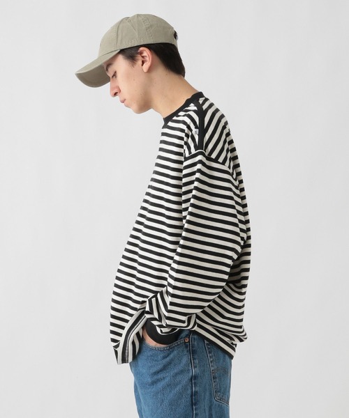 GEORGE'S(ジョージズ)の「バスクボーダーロングスリーブ(Tシャツ/カットソー・メンズ・ブルー系/ブラック系・LARGE/MEDIUM)」の20枚目の写真