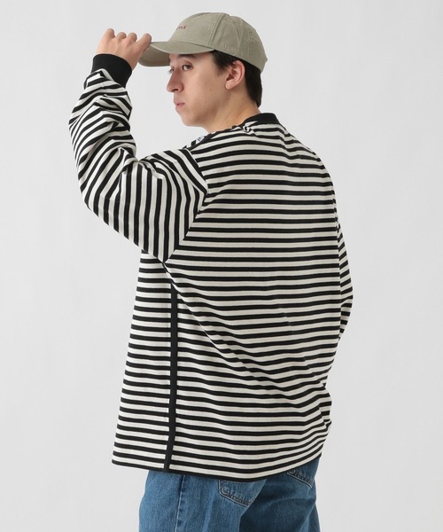 GEORGE'S(ジョージズ)の「バスクボーダーロングスリーブ(Tシャツ/カットソー・メンズ・ブルー系/ブラック系・LARGE/MEDIUM)」の21枚目の写真