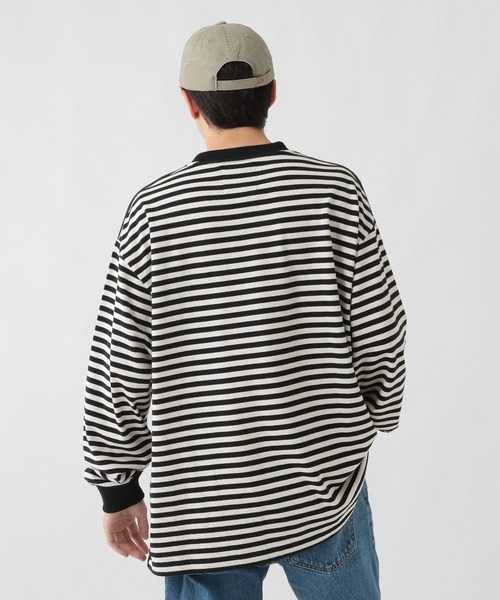 GEORGE'S(ジョージズ)の「バスクボーダーロングスリーブ(Tシャツ/カットソー・メンズ・ブルー系/ブラック系・LARGE/MEDIUM)」の22枚目の写真