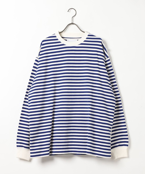 GEORGE'S(ジョージズ)の「バスクボーダーロングスリーブ(Tシャツ/カットソー・メンズ・ブルー系/ブラック系・LARGE/MEDIUM)」の12枚目の写真