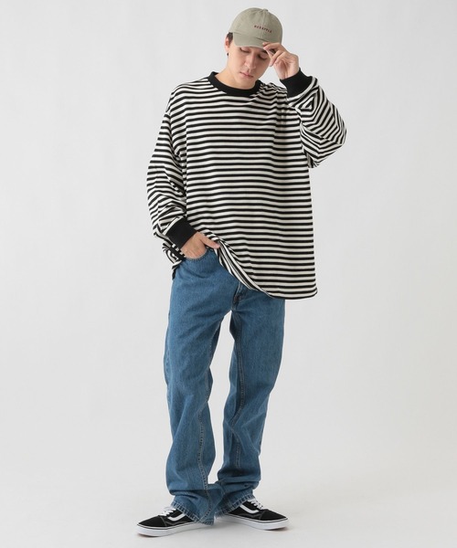 GEORGE'S(ジョージズ)の「バスクボーダーロングスリーブ(Tシャツ/カットソー・メンズ・ブルー系/ブラック系・LARGE/MEDIUM)」の17枚目の写真