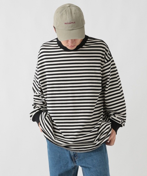 GEORGE'S(ジョージズ)の「バスクボーダーロングスリーブ(Tシャツ/カットソー・メンズ・ブルー系/ブラック系・LARGE/MEDIUM)」の18枚目の写真