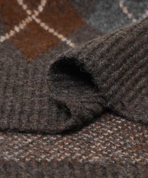 FORK&SPOON（フォークアンドスプーン）の「FORK&SPOON　アーガイルプルオーバーニット（ニット/セーター・メンズ・ブラウン系その他/ブラック系その他・4/5）」の9枚目の写真