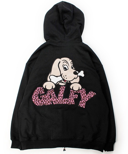 GALFY(ガルフィー)の「GALFY-ばーばの切り貼りリメイクパーカー(パーカー・メンズ・ホワイト/ピンク/ブラック・L/XL)」の12枚目の写真