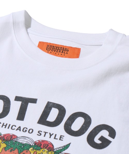 UNIVERSAL OVERALL(ユニバーサルオーバーオール)の「【UNIVERSAL OVERALL】オリジナルグラフィッククルーネックTシャツ(Tシャツ/カットソー・レディース・ネイビー/ブルーグレー/オートミール/グリーン系/ホワイト・X-LARGE/LARGE/MEDIUM)」の16枚目の写真