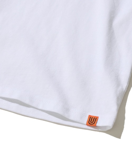 UNIVERSAL OVERALL(ユニバーサルオーバーオール)の「【UNIVERSAL OVERALL】オリジナルグラフィッククルーネックTシャツ(Tシャツ/カットソー・レディース・ネイビー/ブルーグレー/オートミール/グリーン系/ホワイト・X-LARGE/LARGE/MEDIUM)」の19枚目の写真