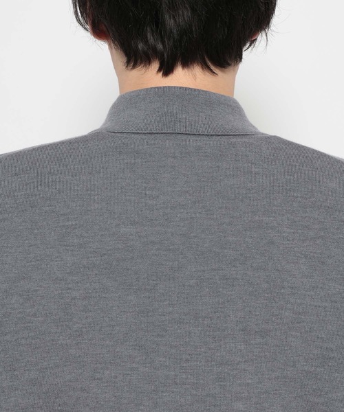 HARE（ハレ）の「Premium Woolニットシャツ(HARE)（ニット/セーター・メンズ・グレー/ブラック・FREE）」の18枚目の写真