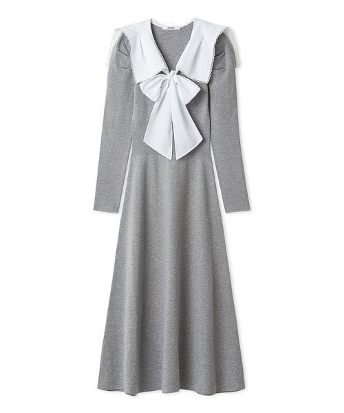 セーラーカラーニットワンピース（ワンピース）｜SNIDEL（スナイデル