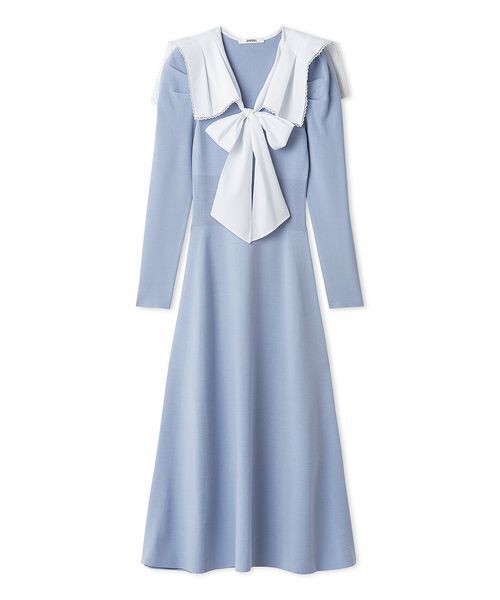 セーラーカラーニットワンピース（ワンピース）｜SNIDEL（スナイデル