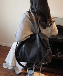 ammy.（エイミードット）の「【 ammy. / エイミードット 】 大容量 ショルダー ボストンバッグ / 小旅行 出張（ボストンバッグ）」