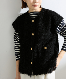 IENA | ミックスツイードベスト(ベスト)