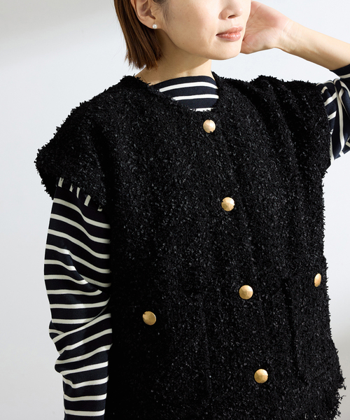 ミックスツイードベスト（ベスト）｜IENA（イエナ）のファッション通販