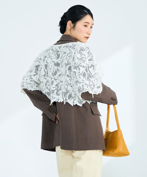 fredy emue（フレディエミュ）の「レースボレロ（その他トップス・レディース・オフホワイト・38）」の10枚目の写真