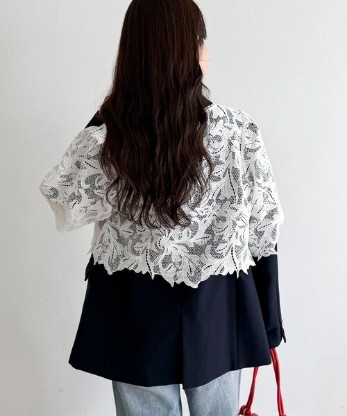 fredy emue（フレディエミュ）の「レースボレロ（その他トップス・レディース・オフホワイト・38）」の17枚目の写真