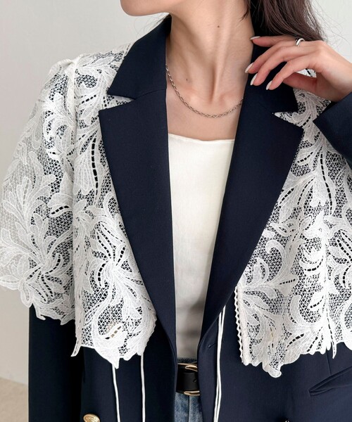 fredy emue（フレディエミュ）の「レースボレロ（その他トップス・レディース・オフホワイト・38）」の19枚目の写真