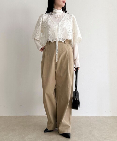 fredy emue（フレディエミュ）の「レースボレロ（その他トップス・レディース・オフホワイト・38）」の21枚目の写真