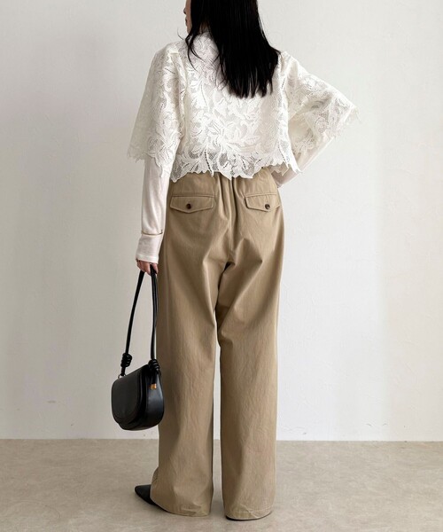 fredy emue（フレディエミュ）の「レースボレロ（その他トップス・レディース・オフホワイト・38）」の2枚目の写真