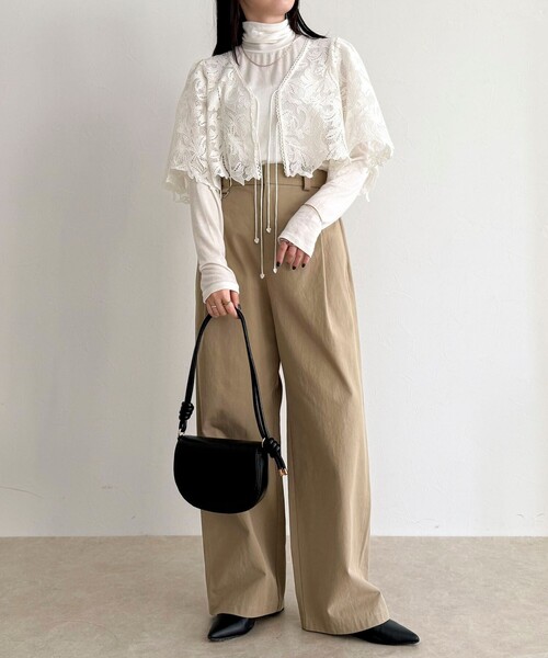 fredy emue（フレディエミュ）の「レースボレロ（その他トップス・レディース・オフホワイト・38）」の3枚目の写真