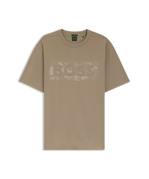BOSS(ボス)の「ストレッチコットン Tシャツ ロゴアートワーク(Tシャツ/カットソー・メンズ・ブラック/ライトブラウン・M/L/XL/S)」の10枚目の写真