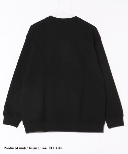 UCLA(ユーシーエルエー)の「【UCLA】 ワンポイント刺繍 裏毛トレーナー プルオーバー スウェット(スウェット・メンズ・ネイビー/ブラック/ホワイト・2/3)」の4枚目の写真