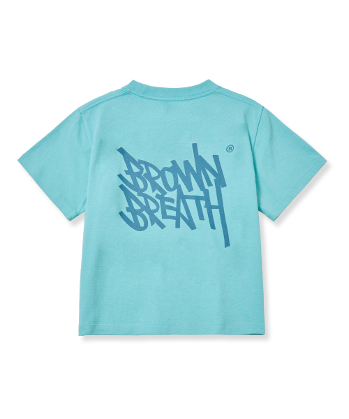 BROWNBREATH(ブラウンブレス)の「W TAG CROP TEE - MINT(Tシャツ/カットソー・レディース・その他・S/M)」の1枚目の写真