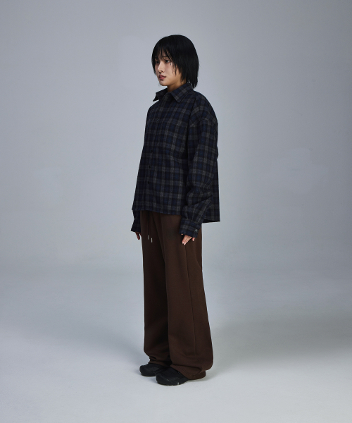 SCALLYWAG（スカリーワグ）の「フレアバギー裏起毛トレーニングパンツ[ブラウン]（スウェットパンツ・レディース・その他・M/L）」の10枚目の写真