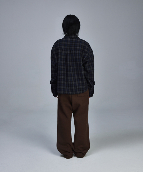 SCALLYWAG（スカリーワグ）の「フレアバギー裏起毛トレーニングパンツ[ブラウン]（スウェットパンツ・レディース・その他・M/L）」の12枚目の写真