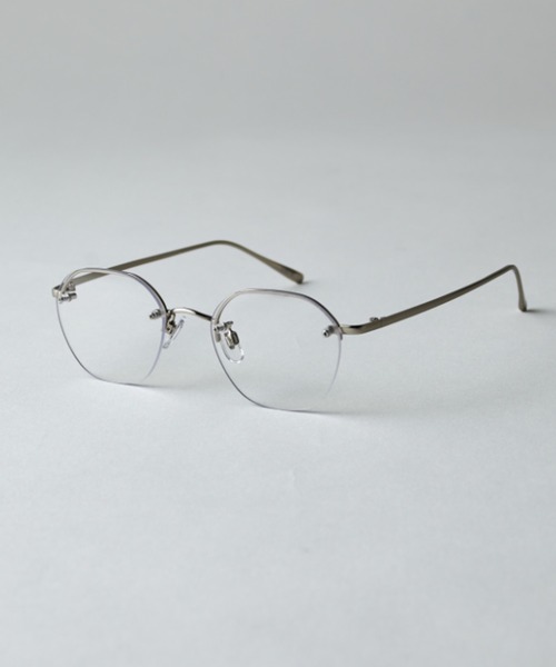 Lui's(ルイス)の「ハーフリムレスサングラス(サングラス・メンズ・ゴールド系その他/ゴールド/シルバー系その他/シルバー・FREE)」の1枚目の写真