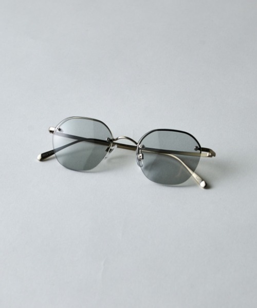 Lui's(ルイス)の「ハーフリムレスサングラス(サングラス・メンズ・ゴールド系その他/ゴールド/シルバー系その他/シルバー・FREE)」の15枚目の写真