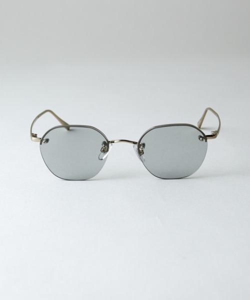 Lui's(ルイス)の「ハーフリムレスサングラス(サングラス・メンズ・ゴールド系その他/ゴールド/シルバー系その他/シルバー・FREE)」の16枚目の写真