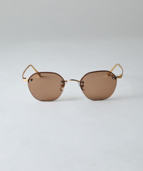 Lui's(ルイス)の「ハーフリムレスサングラス(サングラス・メンズ・ゴールド系その他/ゴールド/シルバー系その他/シルバー・FREE)」の21枚目の写真