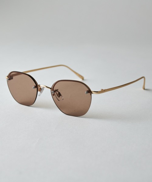 Lui's(ルイス)の「ハーフリムレスサングラス(サングラス・メンズ・ゴールド系その他/ゴールド/シルバー系その他/シルバー・FREE)」の22枚目の写真