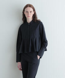 BORDERS at BALCONY / ボーダーズアットバルコニー】HEART NECK TWILL