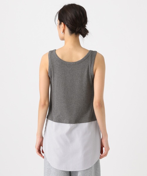 Elura（エルーラ）の「レイヤードアソートタンク/656426（タンクトップ・レディース・グレー/ブラウン/ホワイト×ホワイト/ホワイト×ブルー・FREE）」の19枚目の写真
