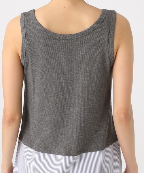 Elura（エルーラ）の「レイヤードアソートタンク/656426（タンクトップ・レディース・グレー/ブラウン/ホワイト×ホワイト/ホワイト×ブルー・FREE）」の20枚目の写真