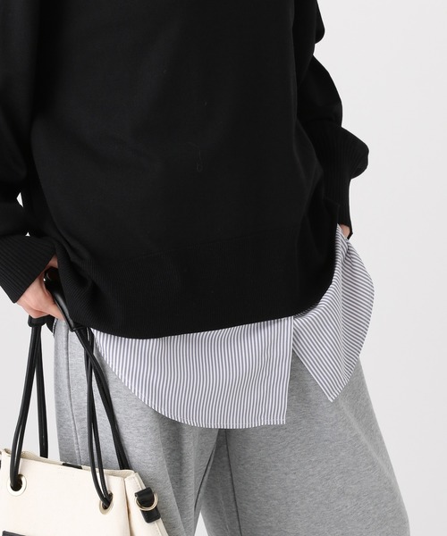 Elura（エルーラ）の「レイヤードアソートタンク/656426（タンクトップ・レディース・グレー/ブラウン/ホワイト×ホワイト/ホワイト×ブルー・FREE）」の14枚目の写真