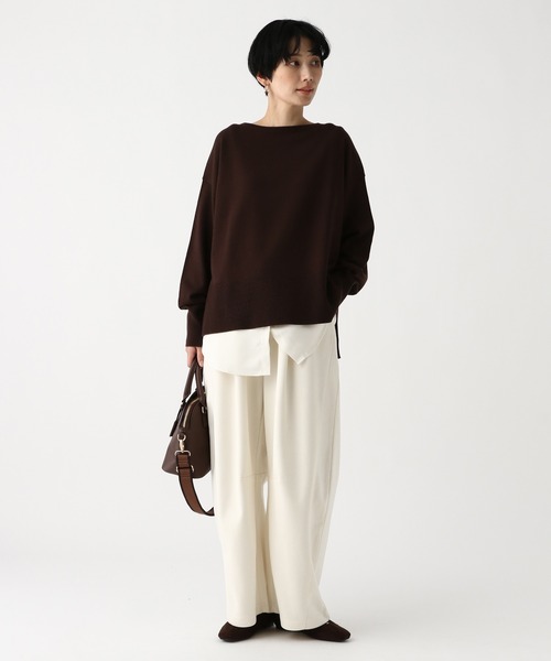 Elura（エルーラ）の「レイヤードアソートタンク/656426（タンクトップ・レディース・グレー/ブラウン/ホワイト×ホワイト/ホワイト×ブルー・FREE）」の8枚目の写真