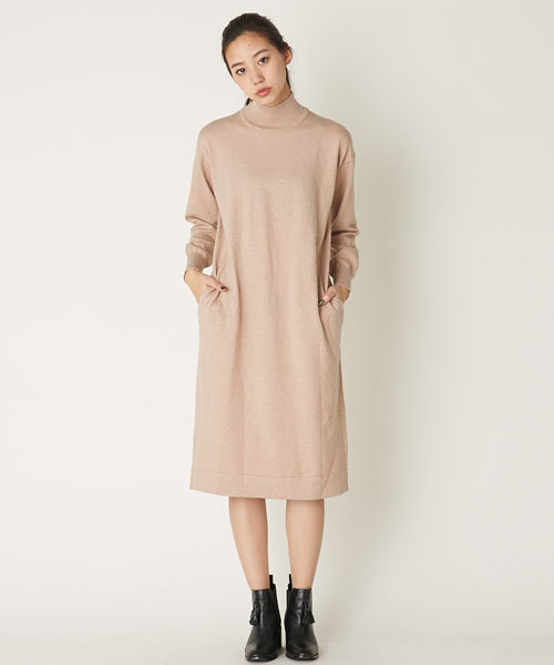 MOUSSY（マウジー）の「KNIT ONEPIECE×SNOOD SET（ワンピース・レディース・トップグレー/ベージュ・FREE）」の17枚目の写真