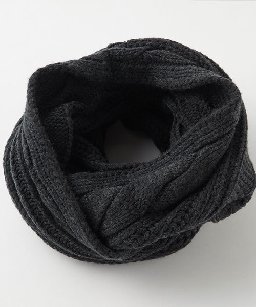 MOUSSY（マウジー）の「KNIT ONEPIECE×SNOOD SET（ワンピース・レディース・トップグレー/ベージュ・FREE）」の10枚目の写真