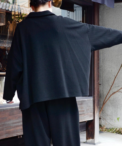 JOURNAL STANDARD LUXE（ジャーナルスタンダード　ラックス）の「ブリスターニットプルオーバー（Tシャツ/カットソー・レディース・ホワイト×ホワイト/ブラック・FREE）」の4枚目の写真