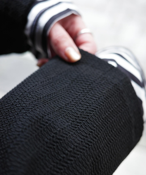 JOURNAL STANDARD LUXE（ジャーナルスタンダード　ラックス）の「ブリスターニットプルオーバー（Tシャツ/カットソー・レディース・ホワイト×ホワイト/ブラック・FREE）」の5枚目の写真