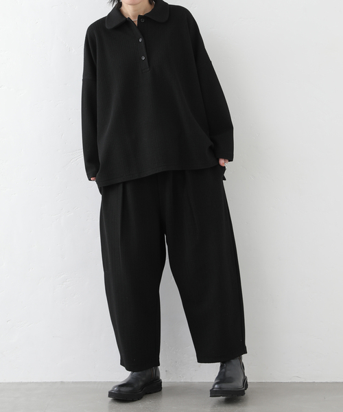 JOURNAL STANDARD LUXE（ジャーナルスタンダード　ラックス）の「ブリスターニットプルオーバー（Tシャツ/カットソー・レディース・ホワイト×ホワイト/ブラック・FREE）」の7枚目の写真