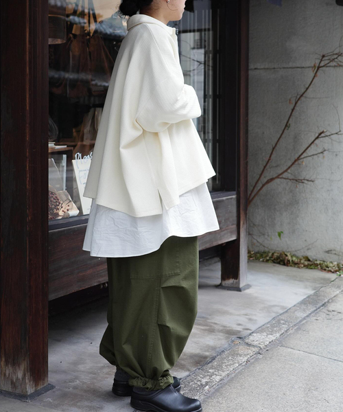 JOURNAL STANDARD LUXE（ジャーナルスタンダード　ラックス）の「ブリスターニットプルオーバー（Tシャツ/カットソー・レディース・ホワイト×ホワイト/ブラック・FREE）」の12枚目の写真