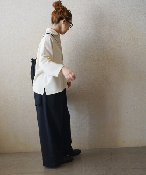 JOURNAL STANDARD LUXE（ジャーナルスタンダード　ラックス）の「ブリスターニットプルオーバー（Tシャツ/カットソー・レディース・ホワイト×ホワイト/ブラック・FREE）」の14枚目の写真