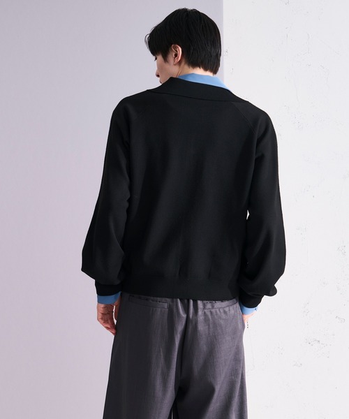 Ellno Loset（エルノロゼット）の「アソートポロニットカーディガン（カーディガン/ボレロ・メンズ・ブラック/ブラック系その他・LARGE/MEDIUM/SMALL）」の14枚目の写真