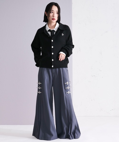 Ellno Loset（エルノロゼット）の「アソートポロニットカーディガン（カーディガン/ボレロ・メンズ・ブラック/ブラック系その他・LARGE/MEDIUM/SMALL）」の22枚目の写真