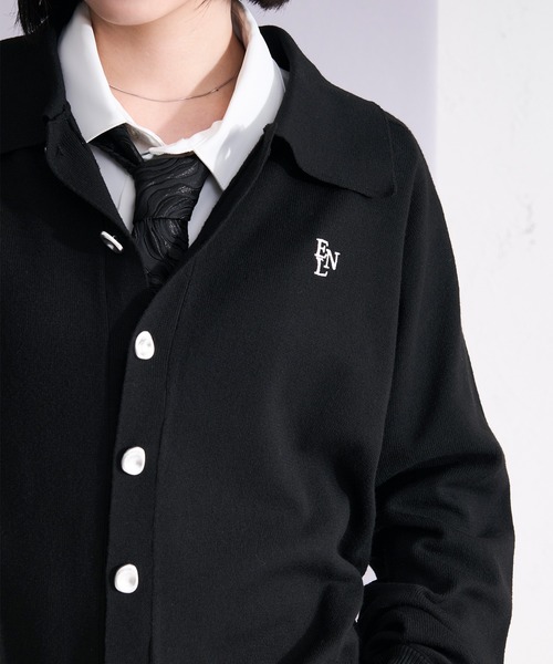 Ellno Loset（エルノロゼット）の「アソートポロニットカーディガン（カーディガン/ボレロ・メンズ・ブラック/ブラック系その他・LARGE/MEDIUM/SMALL）」の18枚目の写真